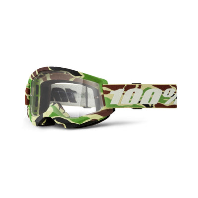 100% Strata 2 Clear Lens Goggles