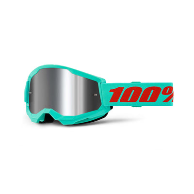 100% Strata 2 Mirror Lens Goggles