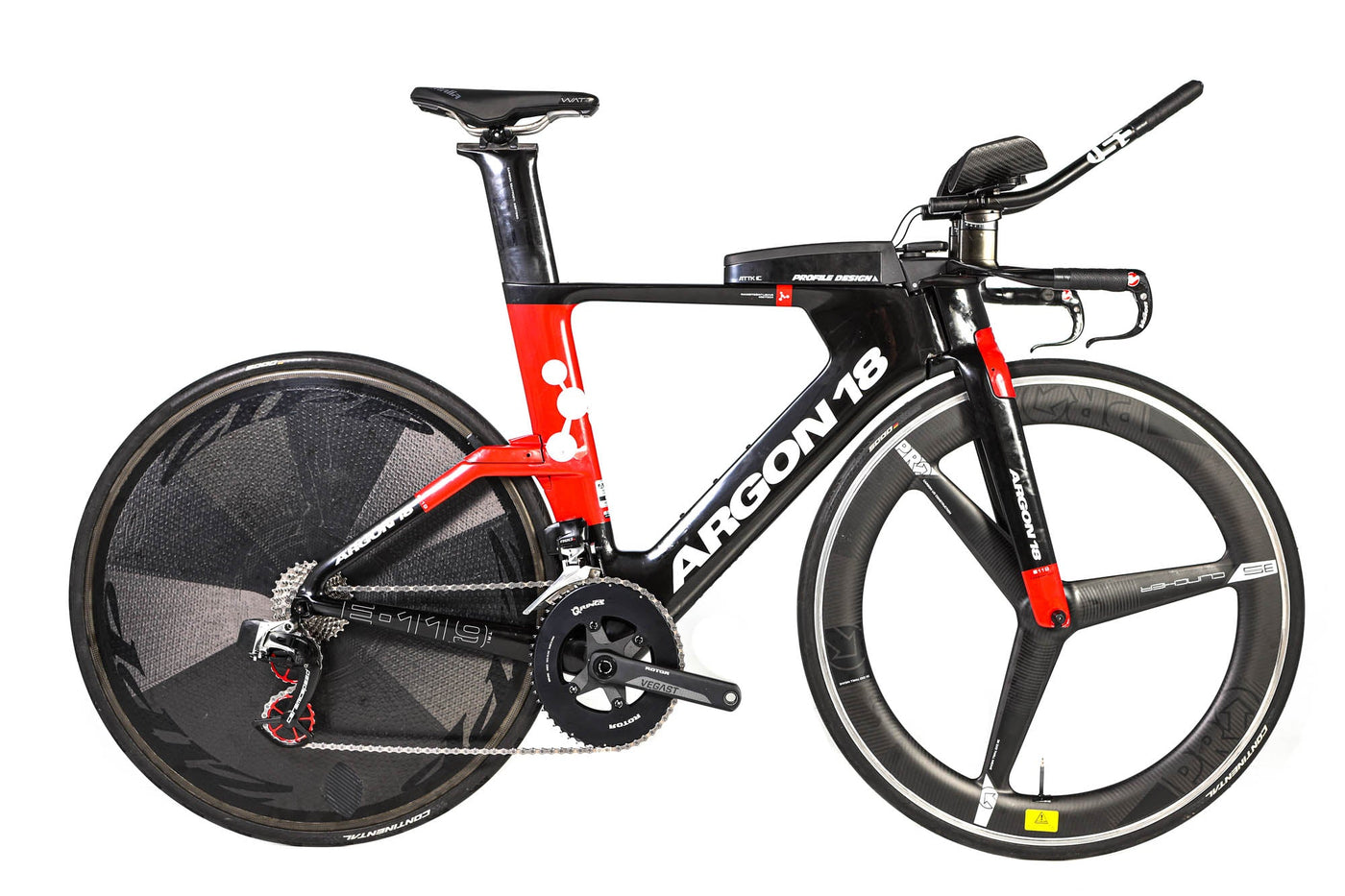 Argon 18 E119 Tri Sram Red eTap TT Bike 2019, Size Medium