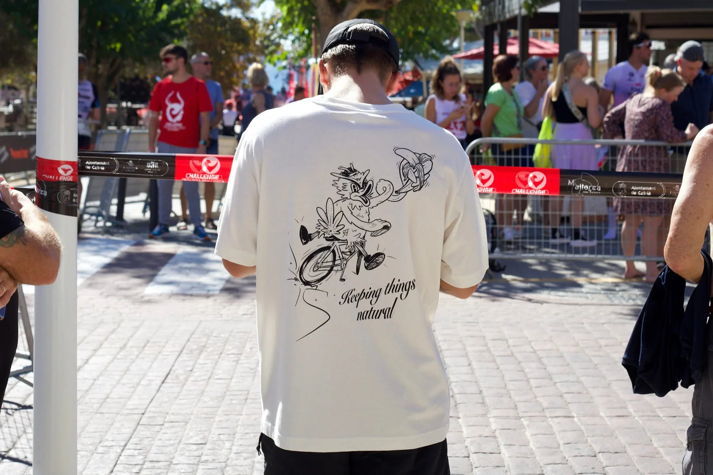 Angry Pablo ‘Keeping Things Natural’ Oversized Tee / Off-White