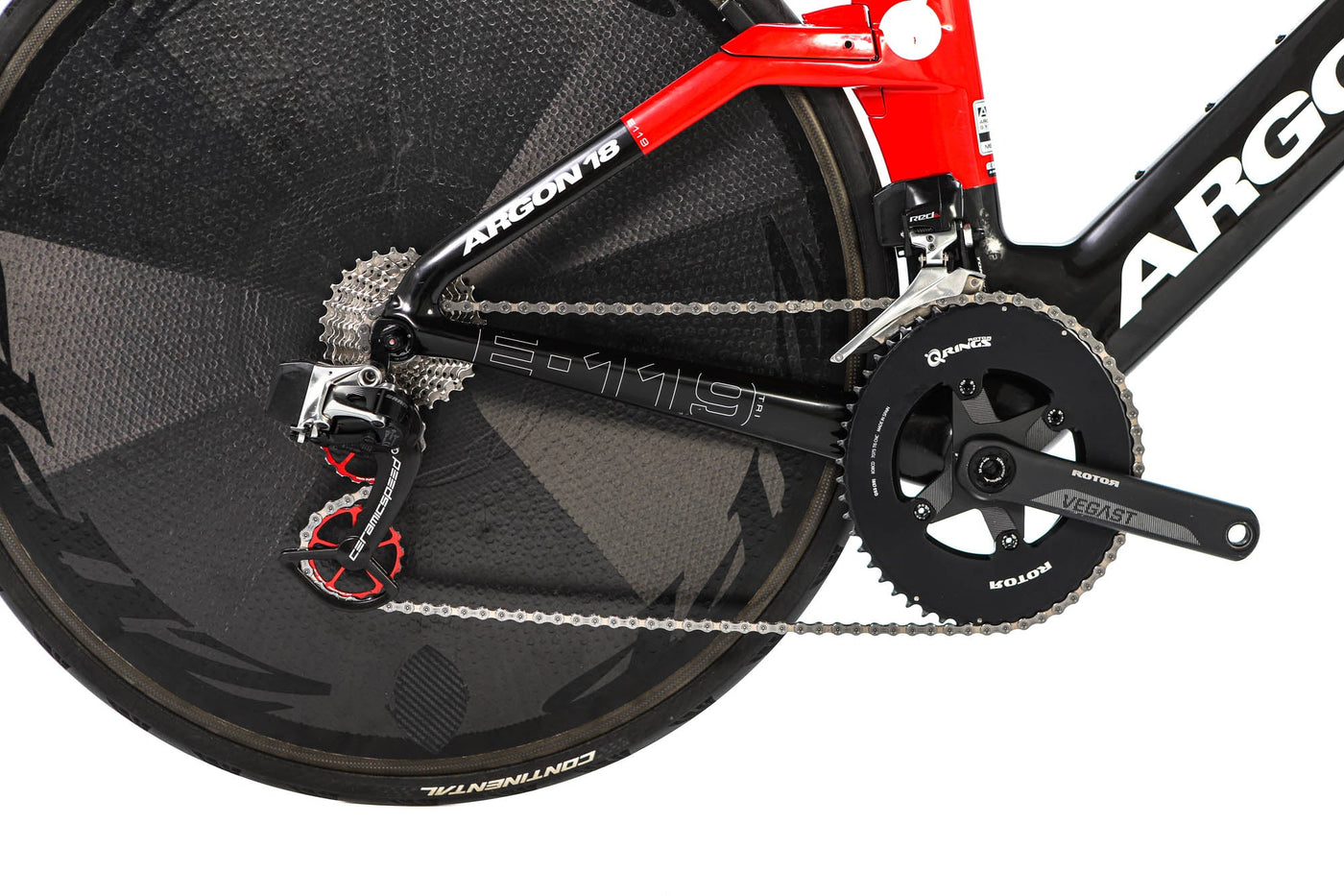 Argon 18 E119 Tri Sram Red eTap TT Bike 2019, Size Medium