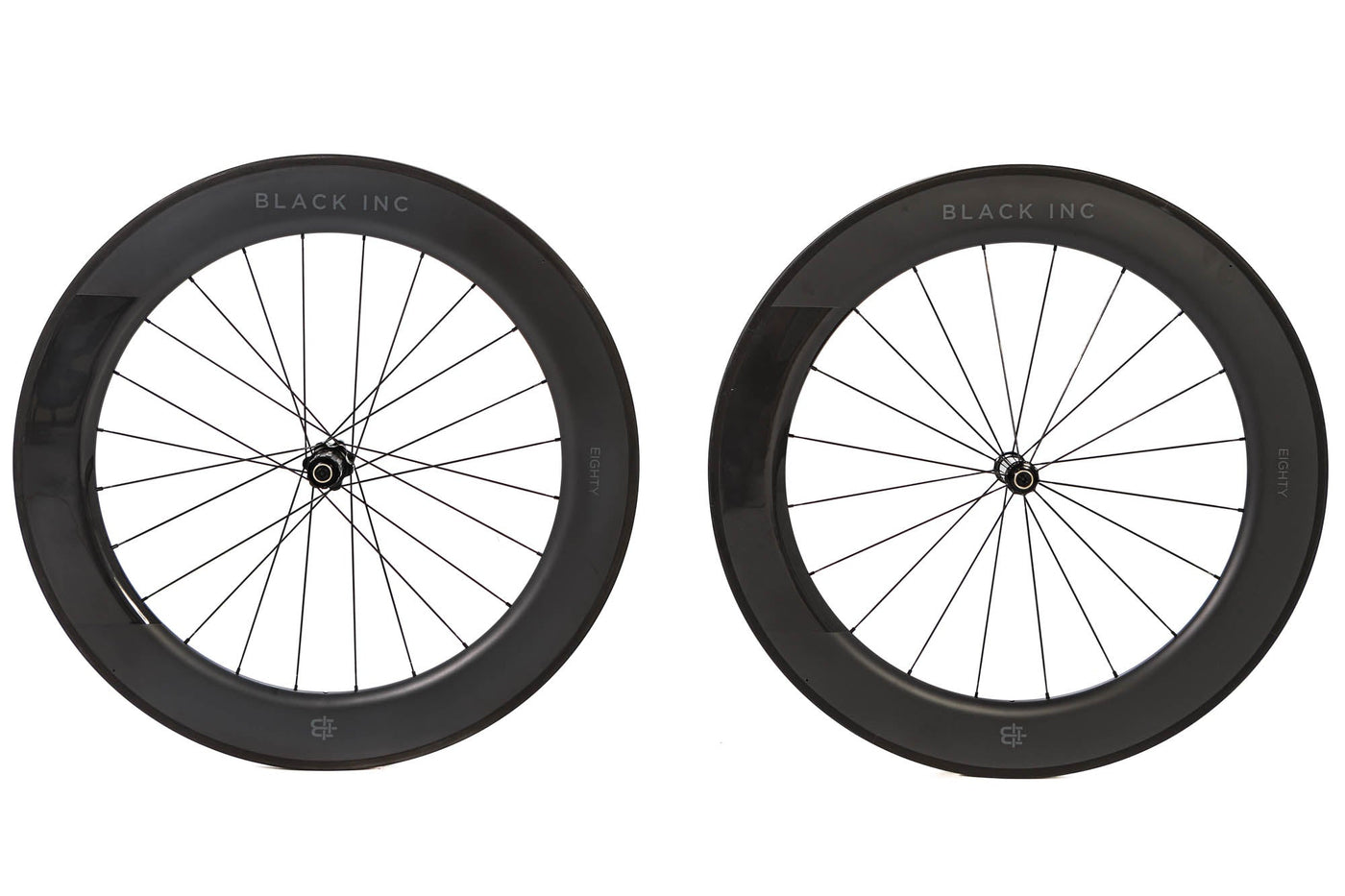 Black Inc 80mm Tubular Carbon Wheelset 2022, Shimano Freehub