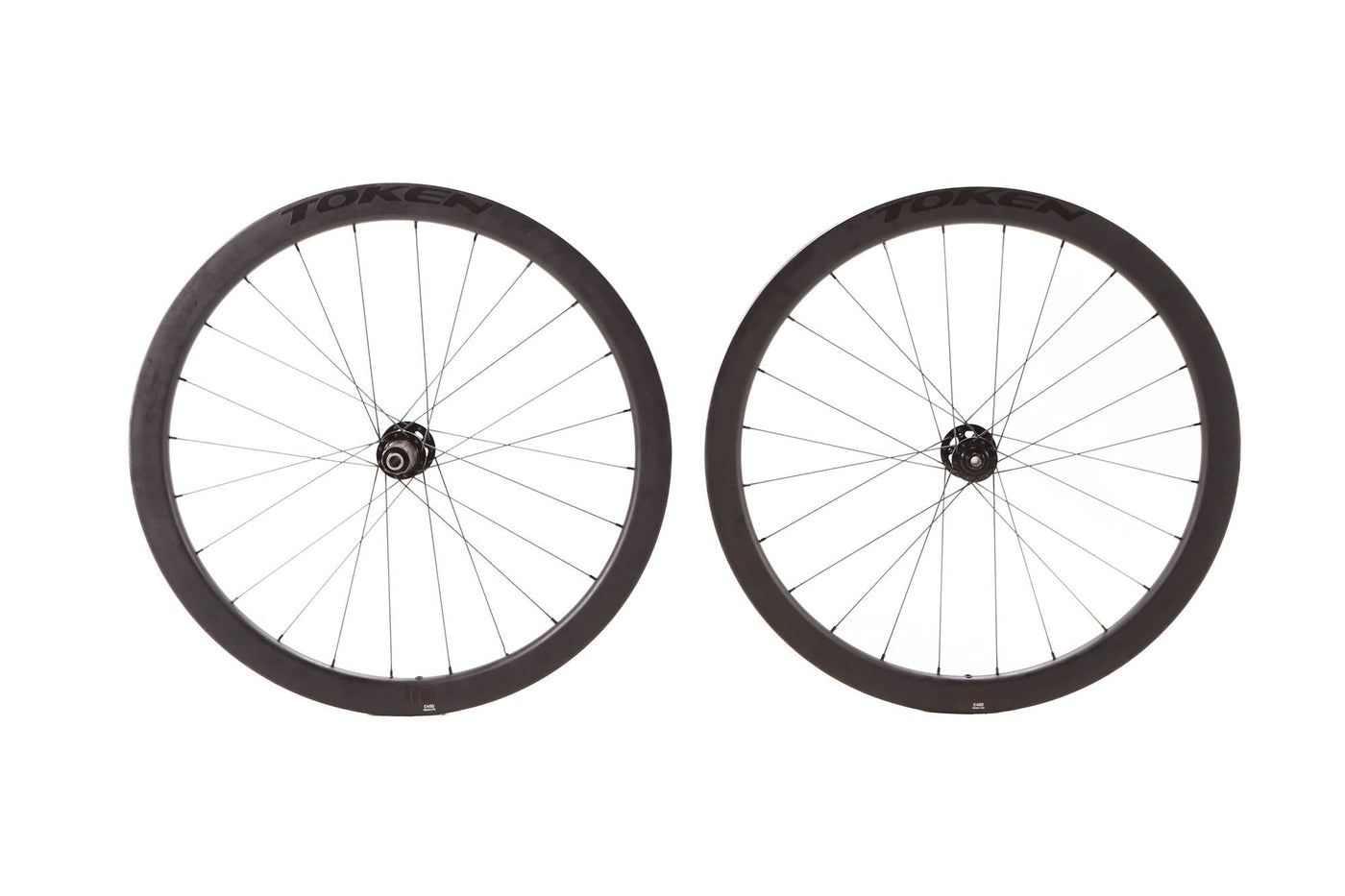Token Resolute C45D Carbon Disc Wheelset, Shimano Freehub