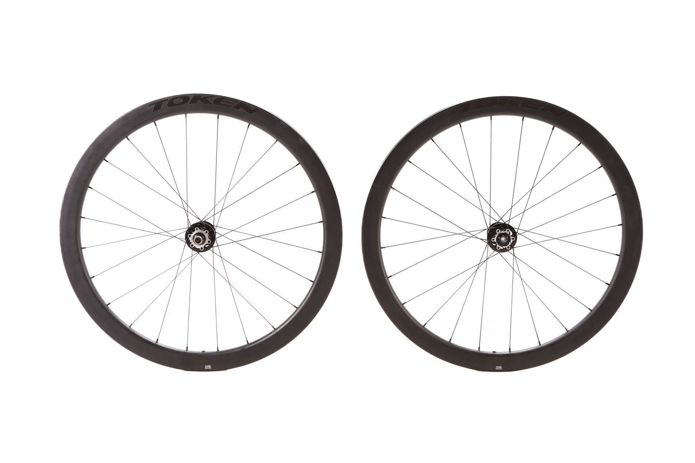 Token Resolute C45D Carbon Disc Wheelset, Shimano Freehub