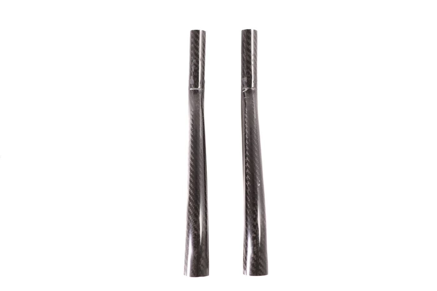 AeroCoach Align Wing carbon arm rests with Angles Carbon Extensions, 25 Degree