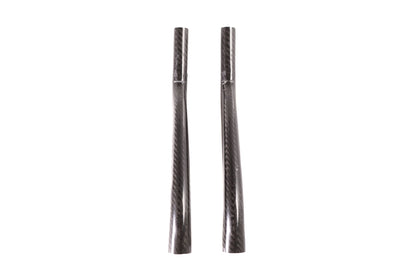 AeroCoach Align Wing carbon arm rests with Angles Carbon Extensions, 25 Degree