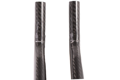 AeroCoach Align Wing carbon arm rests with Angles Carbon Extensions, 25 Degree
