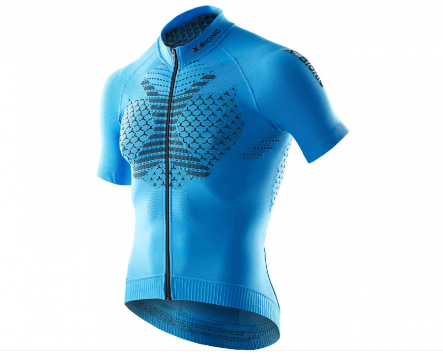 X-Bionic Twyce Men's Short Sleeve Jersey, French Blue - Large