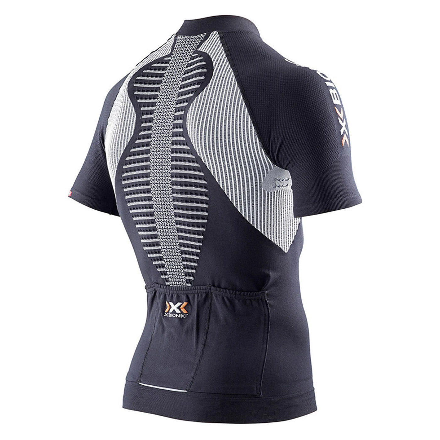 X-Bionic The Trick Men's Short Sleeve Jersey, Black