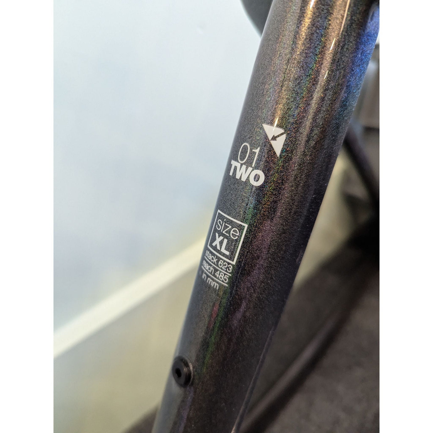 BMC Twostoke 01 Carbon Frameset - Glitter Black