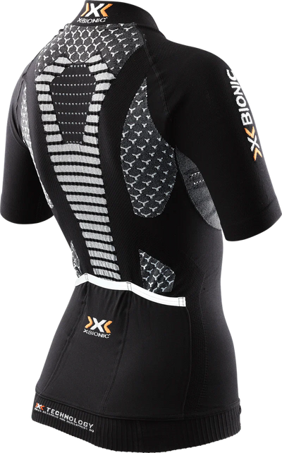 X-Bionic Twyce Women's Short Sleeve Jersey, Black - Large