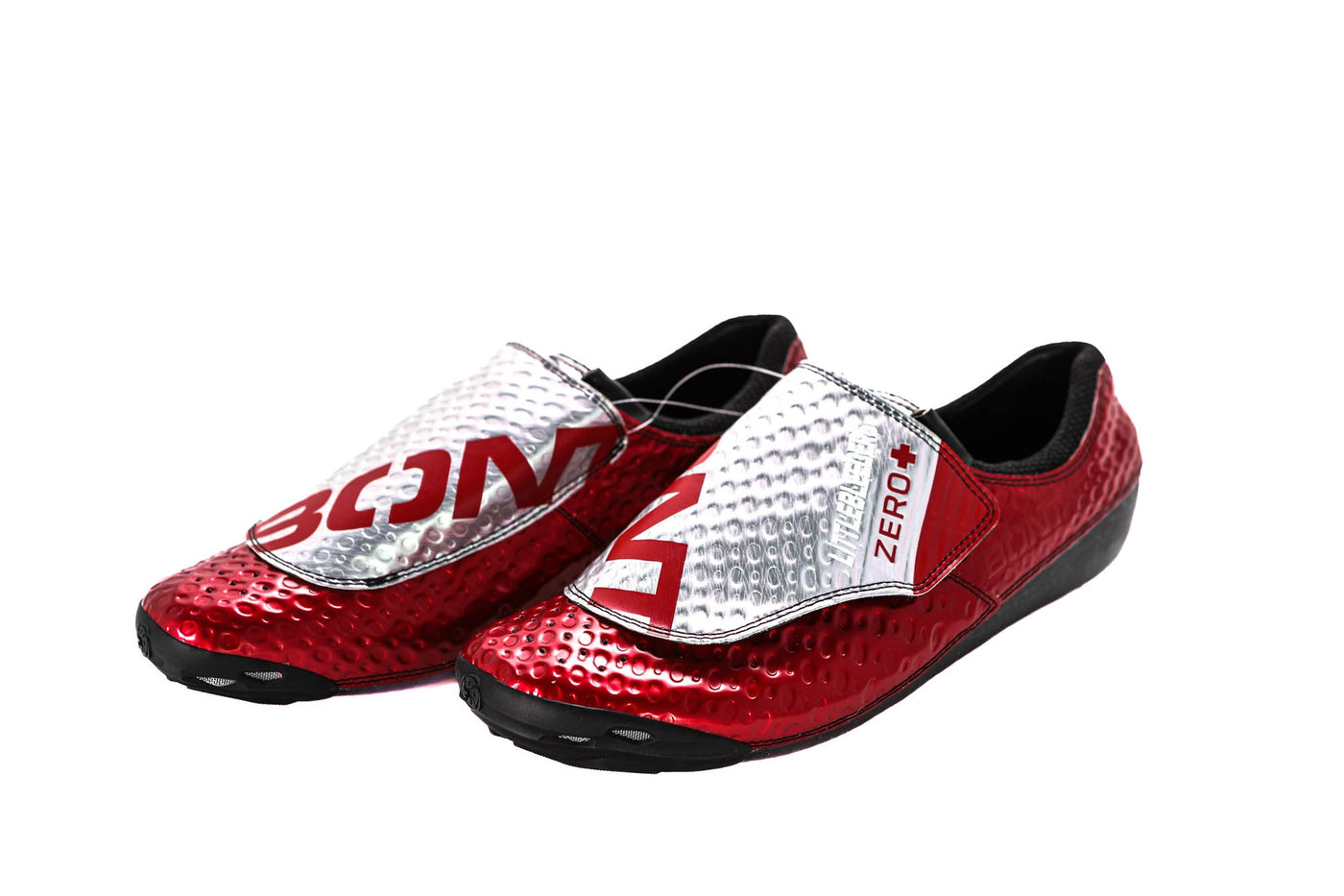 Bont Zero+ Road Shoe, 'Little Bleeders' Red/Silver - EU46