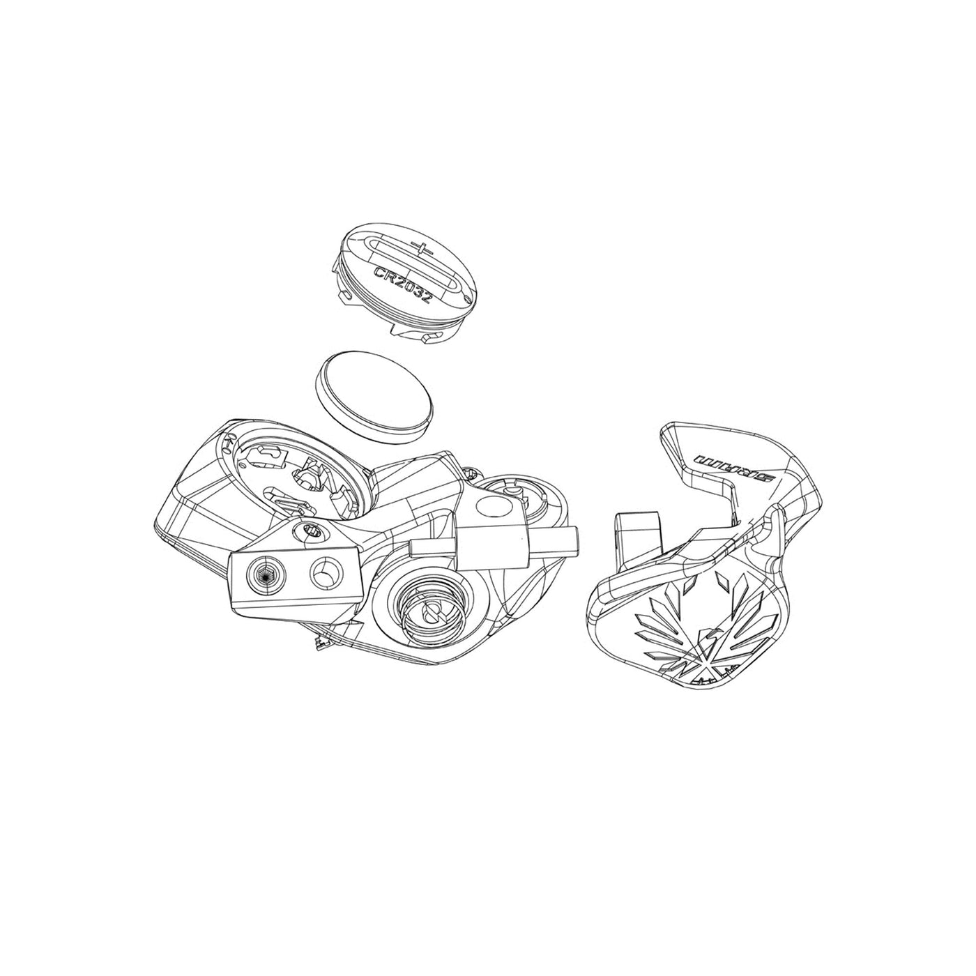 SRAM Pod AXS Battery Door Kit - Coin Slot Version