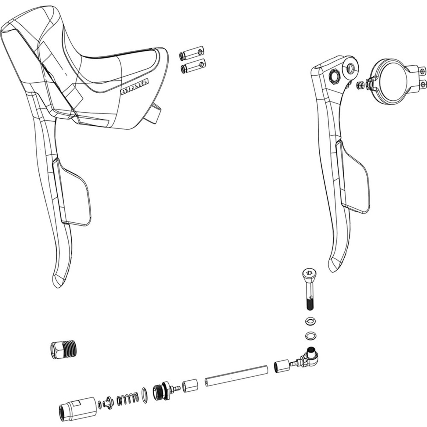 SRAM Rival AXS E1 ED Exchange Kit Shifter and Brake